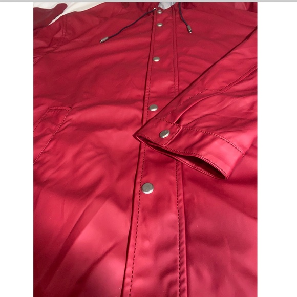 Zara Jackets & Coats Zara Red Rain Coat Jacket Zara Man Mens Xl